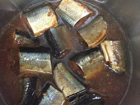 圧力鍋で簡単‼️まるで缶詰の秋刀魚